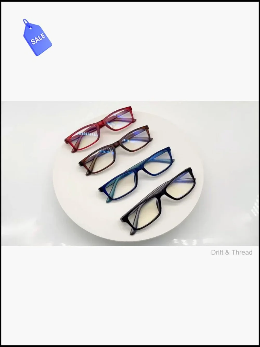 Reading Glasses Blue Light Blocking Computer Readers with Spring Hinges Case 2